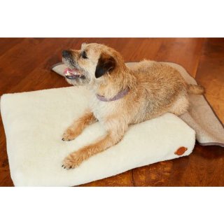 Helen Wells Hundebett Sherpa Creme