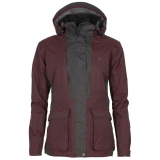 Pinewood Damen Jacke Dog Sports 2.0 Earth Plum/Anthrazit