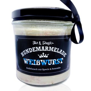 Stevi & Schnücks Hundemarmelade Weisswurst 275g