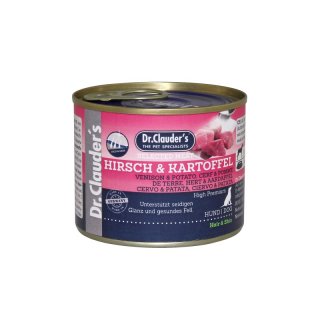 Dr.Clauder´s Hunde Nassfutter Selected Meat Hirsch & Kartoffel