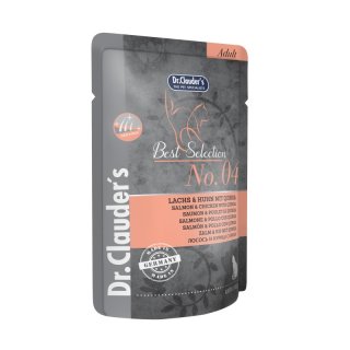 Dr.Clauder´s Katzen Nassfutter Best Selection No 4 Lachs & Huhn mit Quinoa