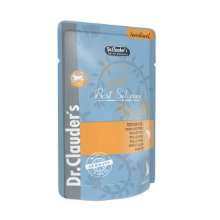 Dr.Clauder´s Katzen Nassfutter Best Selection Sterilised No 30 Huhn Pur 85g