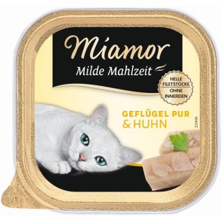 Miamor Katzen Nassfutter Schale Milde Mahlzeit