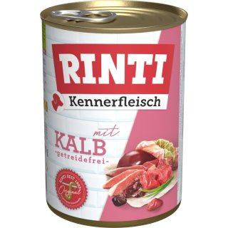 Rinti Hunde Nassfutter Kennerfleisch 800g Kalb