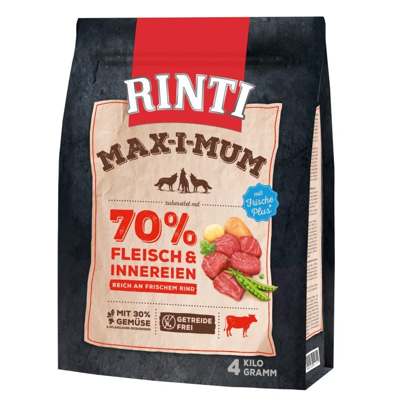 Rinti Hunde Trockenfutter Beutel Max-i-Mum 12kg Ente