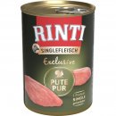 Rinti Hunde Nassfutter Dose Singlefleisch Exclusive 400g Gefl&uuml;gel
