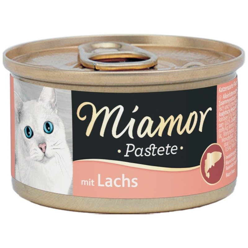 Miamor Katzen Nassfutter Dose Pastete Lachs 85g