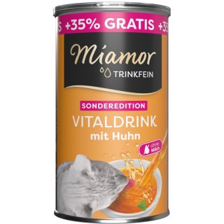 Miamor Katzen Trinkfein Vitaldrink 185ml Huhn