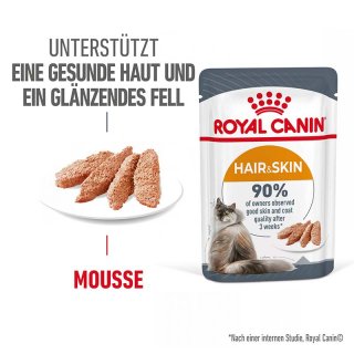 ROYAL CANIN HAIR SKIN CARE Katzennahrung Feucht fur gesundes Fell