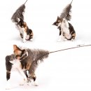 Profeline Katzenspielzeug Federwedel Ostrich Feathers