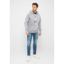 Derbe Herren Hoodie St&uuml;rmm&ouml;we Grau