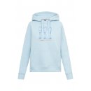 Derbe Damen Hoodie Die Klügere Hellblau