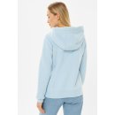 Derbe Damen Hoodie Die Kl&uuml;gere Hellblau