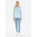 Derbe Damen Hoodie Die Kl&uuml;gere Hellblau