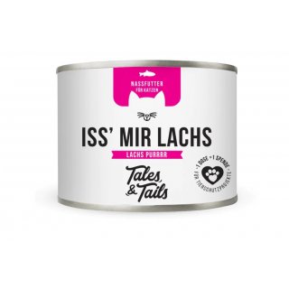 Tales &Tails Katzennassfutter Iss mir Lachs 200g