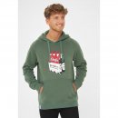 Derbe Herren Hoodie Herrenhandtasche Oliv