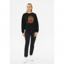 Derbe Unisex Sweatshirt Walross Schwarz