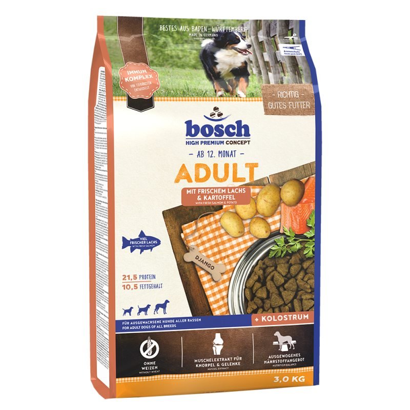 Bosch Hunde Trockenfutter HPC Adult Lachs & Kartoffel 3kg