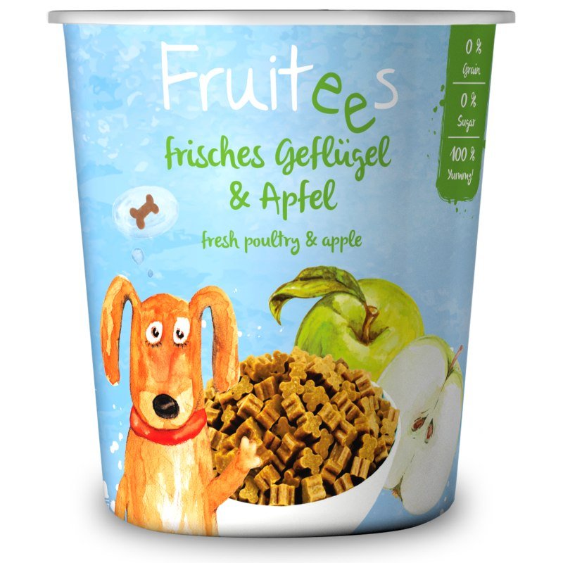 Bosch Fruitees Hunde Snack frisches Geflügel & Apfel 4x200g