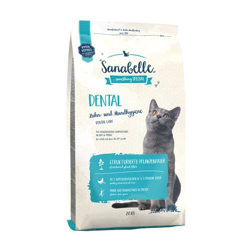 Sanabelle Katzen Trockenfutter Adult Dental 2 kg