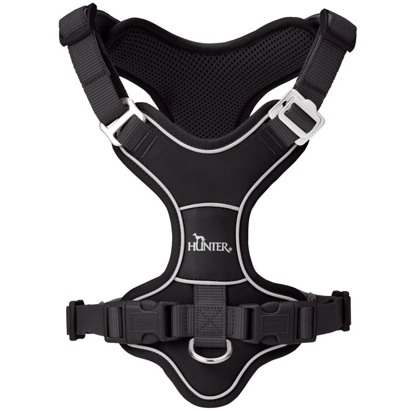 Hunter Hundegeschirr Divo UP Schwarz L-XL