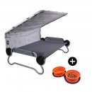 Disc-O-Bed Dog-Bed Mobiles Hundebett mit Sonnendach +...