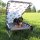 Disc-O-Bed Dog-Bed Mobiles Hundebett mit Sonnendach + Futternapf Set