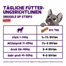 Edgard &amp; Cooper Hundesnacks Snuggle Up Stripes Truthahn und Huhn 75g