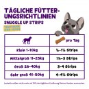 Edgard &amp; Cooper Hundesnacks Snuggle Up Stripes Truthahn und Huhn 75g