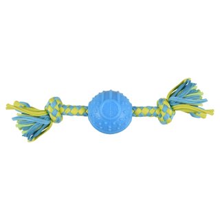 Flamingo Hundespielzeug TPR Spector Ball Blau/Grün DM 6,2cm