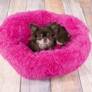 Flamingo Hundebett Krems rund Rosa 50x50x18cm