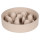 Flamingo Hundenapf Slow Feeder Greni rund Beige DM 21,5cm 1490ml