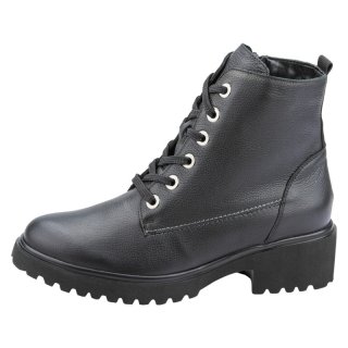 Waldläufer Damen Stiefelette H-Luise Schwarz