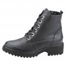 Waldläufer Damen Stiefelette H-Luise Schwarz