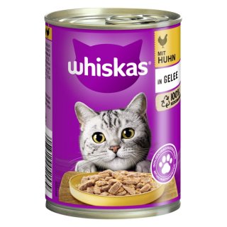 Whiskas Katzen Nassfutter Dose in Gelee