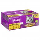 Whiskas Katzen Nassfutter Portionsbeutel in Gelee Multipack 1+