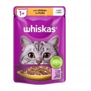 Whiskas Katzen Nassfutter Portionsbeutel in Gelee 1+