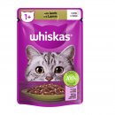 Whiskas Katzen Nassfutter Portionsbeutel in Gelee 1+