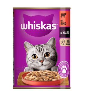 Whiskas Katzen Nassfutter Dose in Sauce