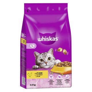 Whiskas Katzen Trockenfutter Adult 1+ Huhn 3,8 kg