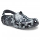 Crocs Unisex Clog Classic Printed Camo Dunkelgrau M6W8/38-39