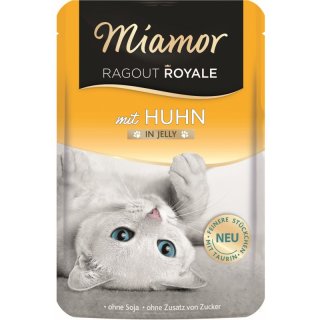 Miamor Katzen Nassfutter Frischebeutel Ragout Royale in Jelly 22x100g Thunfisch