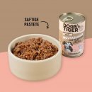 Dogsn Tiger Hunde Nassfutter Sonntagsj&auml;ger Wild &amp; Gefl&uuml;gel 400 g