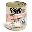 Dogsn Tiger Welpen Nassfutter Gr&uuml;nschnabel Gefl&uuml;gel &amp; Naturreis