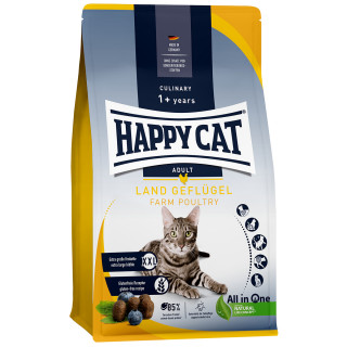 Happy Cat Katzen Trockenfutter Culinary Land Geflügel 4 kg