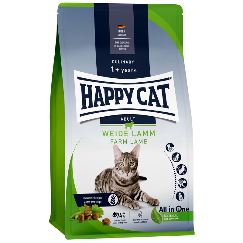 Happy Cat Katzen Trockenfutter Culinary Weide Lamm 1,3 kg