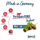 Happy Cat Katzen Trockenfutter Indoor Voralpen Rind 300 g x 6 Stk.
