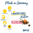 Happy Cat Katzen Trockenfutter Kitten Land Gefl&uuml;gel 4 kg