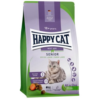 Happy Cat Katzen Trockenfutter Senior Weide Lamm 1,3 kg