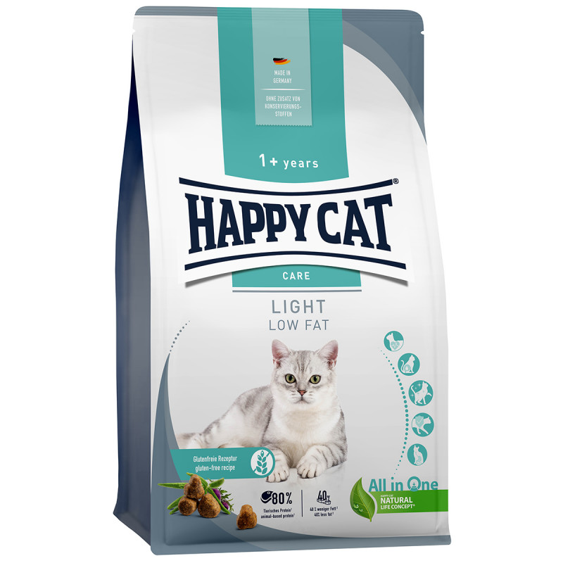 Happy Cat Katzen Trockenfutter Sensitive Light 300 g